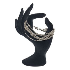 Sterling Silver 6 Tier Multi Strand Milor Bracelet